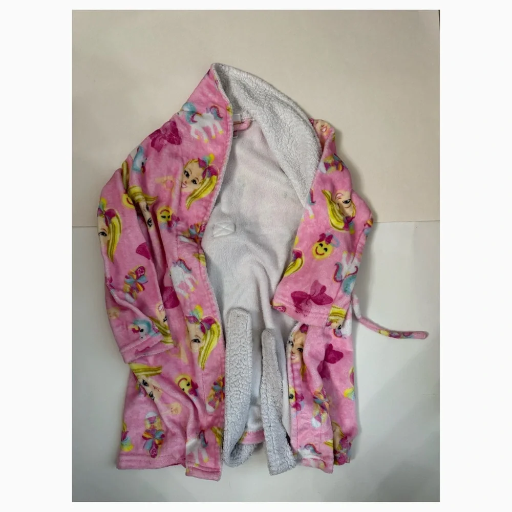 🍭 Jojo Siwa Nickelodeon Girls Pink Robe - Size XS (Used)